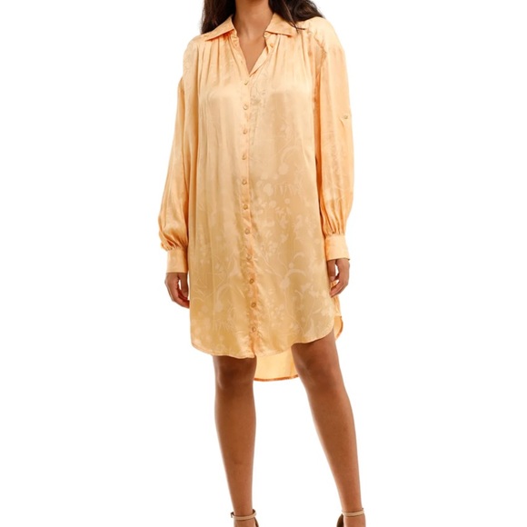 Spell Verona Shirt Dress in Lemon Butter - Picture 6 of 11